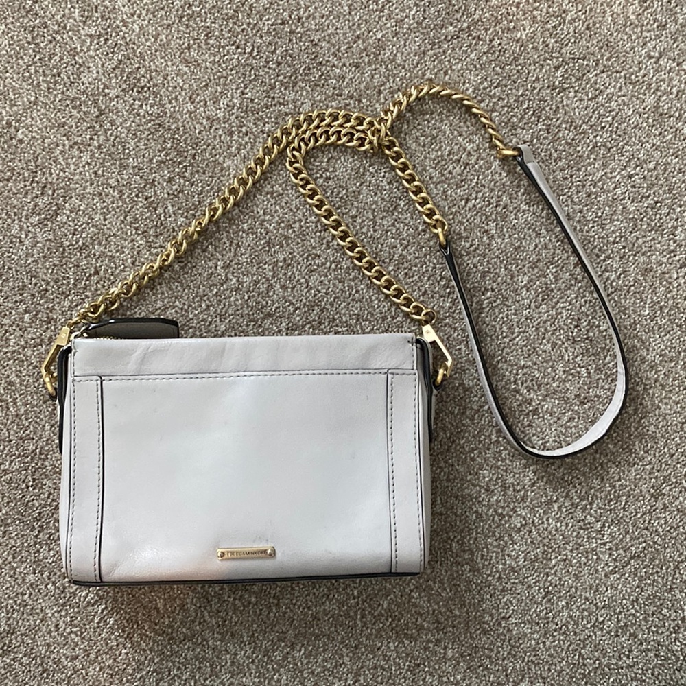 Rebecca Minkoff gold chain crossbody purse